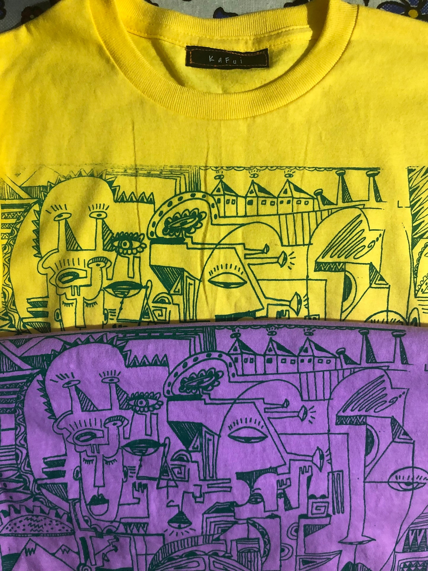 Kafui Handprinted Cotton Tee