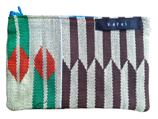 Aforpavi (Ewe: Small Sandals)  Kente pouch bag