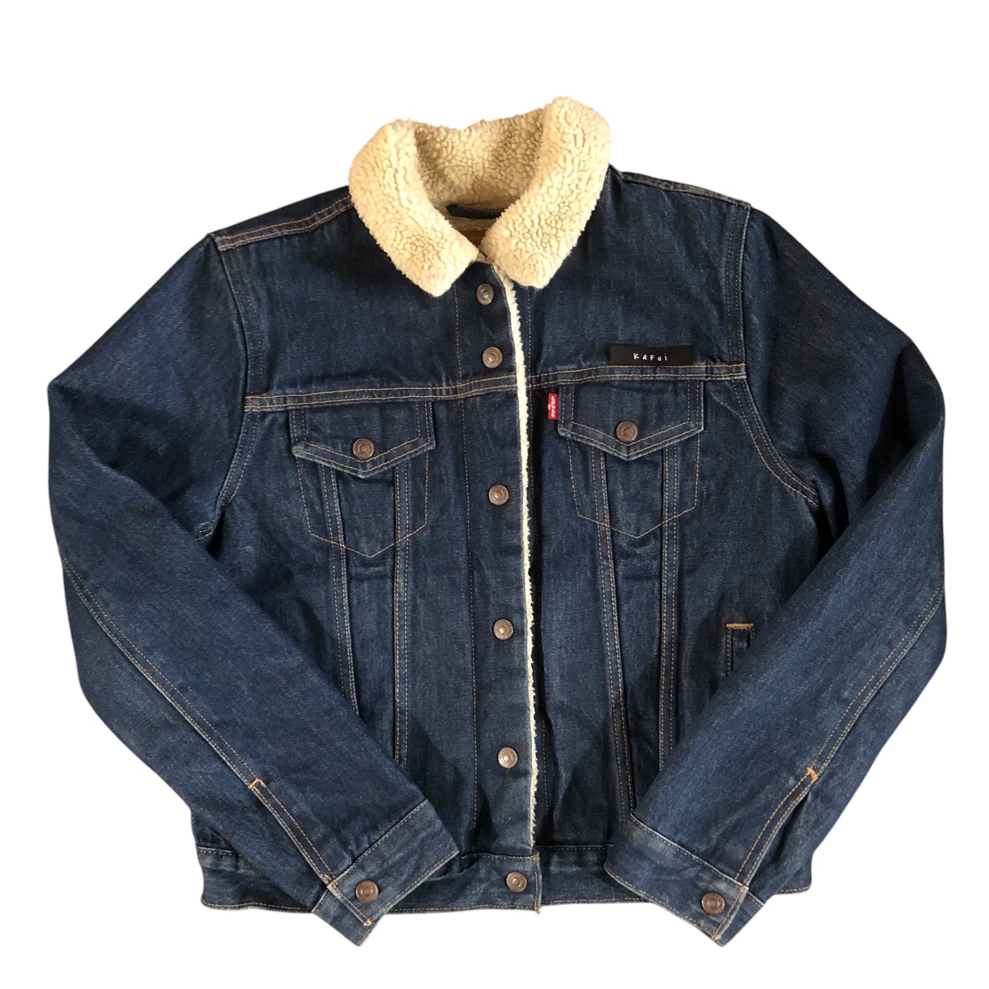 Levi's x Kafui Sherpa Jacket Women's M. Sitsofe (Ewe: Refuge)