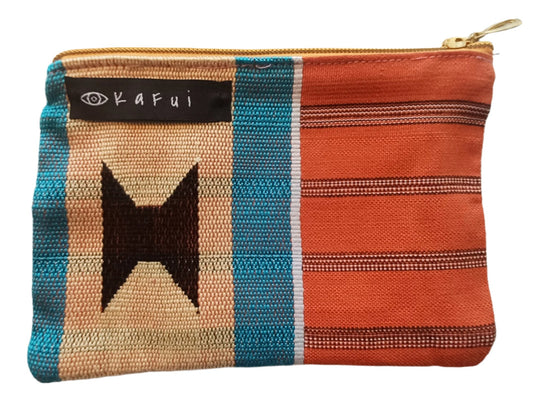 Fiazikpui  (Ewe: Chief's Stool) Kente Pouch Bag